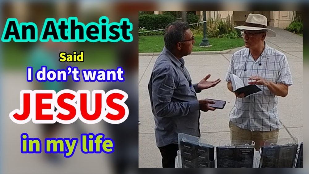 An Atheist said I do not want Jesus in my life/BALBOA PARK